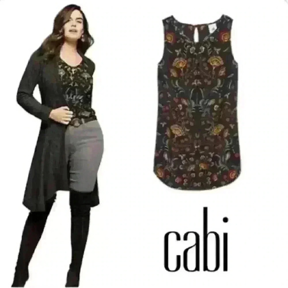CAbi legend sleeveless top. - Picture 1 of 9